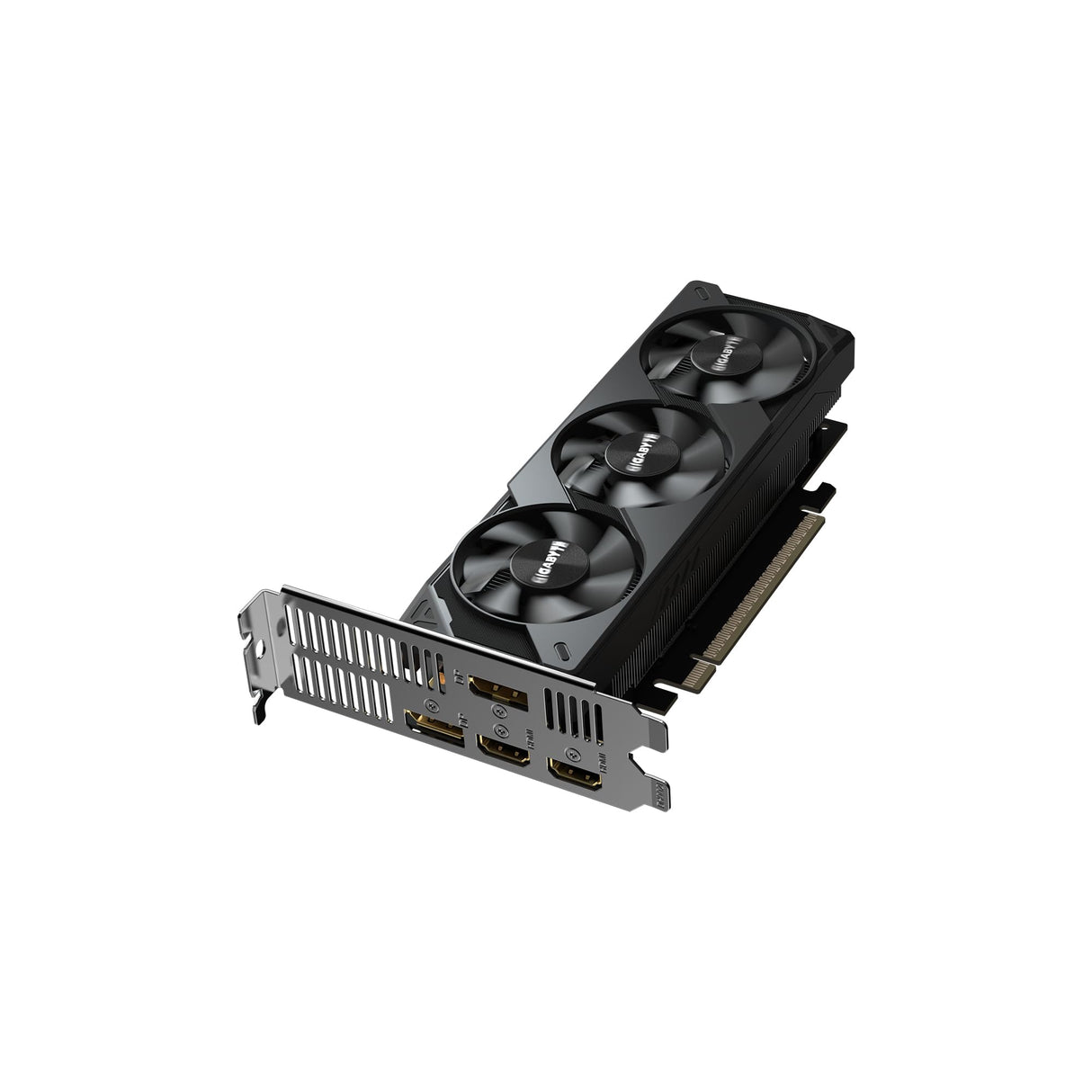 Gigabyte GeForce RTX 5050 OC Low Profile 8G Tarjeta Gráfica - 8GB GDDR6, 128bit, PCI-E 5.0, 2587MHz Frecuencia del núcleo, 2 x DP, 2 x HDMI, NVIDIA DLSS 4, GV-N5050OC-8GL