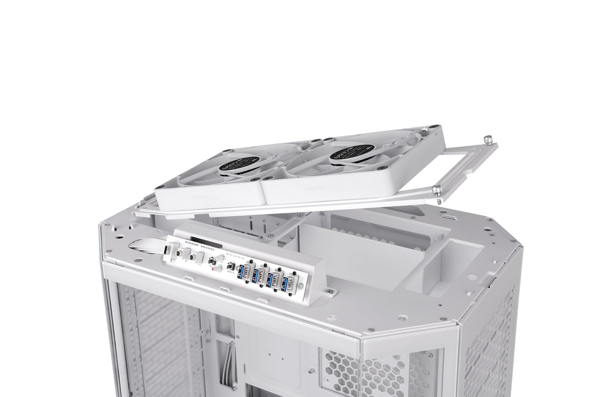 Thermaltake The Tower 600 Mid Tower Chassis | Hidden Connector | White