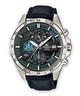 Casio Reloj Cronógrafo para Hombre de Cuarzo con Correa en Cuero EFR-556L-1AVUEF