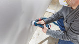 Bosch Professional 18V System GCU 18V-30 - Fresadora de corte a batería para panel yeso (Brushless, 30000 rpm, 3 – 6,4 mm, adaptador aspirador)
