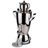 APS 12316 Tetera, Acero Inoxidable, Plata