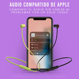 Beats Auriculares inalámbricos Flex – Chip Apple W1, Auriculares magnéticos, Bluetooth de Clase 1, 12 Horas de Sonido ininterrumpido - Amarillo