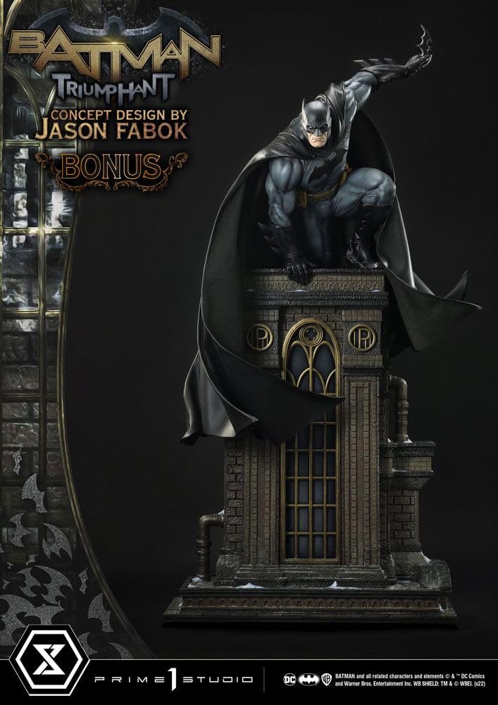 Prime 1 Studio DC Comics - Figura Decorativa (1/3 de Batman Triumphant, diseño de Jason Fabok)