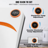 VEVOR Prensa de Calor Portátil 30 x 25 cm Para Camisetas - Máquina de Transferencia 750W - Temperatura 40-205 °C - Uso Doméstico y Bricolaje