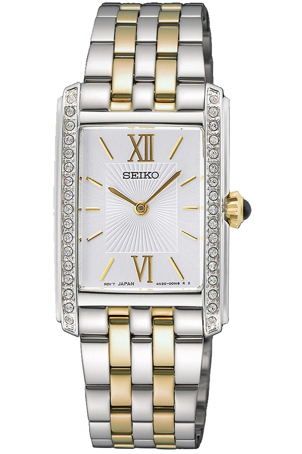 Seiko Reloj Analógico para Mujeres de Cuarzo con Correa en Acero Inoxidable SWR093P1