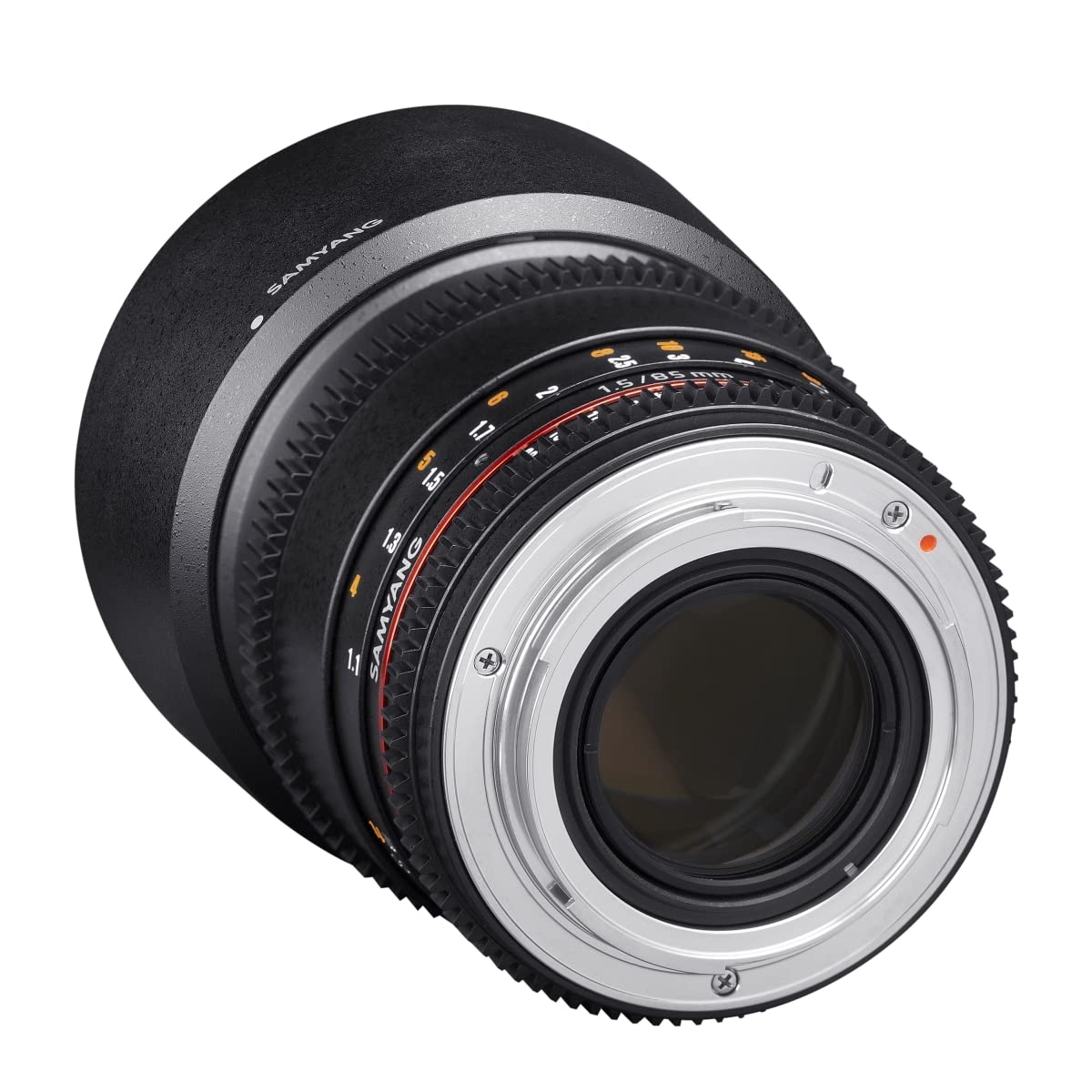 Samyang F1313010101 - Objetivo para vídeo VDSLR para Fuji X (Distancia Focal Fija 85mm, Apertura T1.5-22 AS IF UMC II, diámetro Filtro: 72mm), Negro