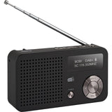 IMPERIAL DABMAN 13 (Dab+, FM, Altavoz, Pantalla, USB, MicroSD, Funcionamiento con batería, batería, pequeño, Control de Botones), Color Negro
