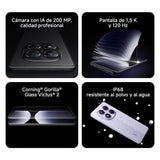 XIAOMI Redmi Note 14 Pro 5G - Smartphone de 8+256GB, Pantalla de 6.67" AMOLED FHD+ 120Hz, MediaTek Dimensity 7300-Ultra, cámara de 200MP, 5110 mAh, Cargador no Incluido, Negro (Versión ES)
