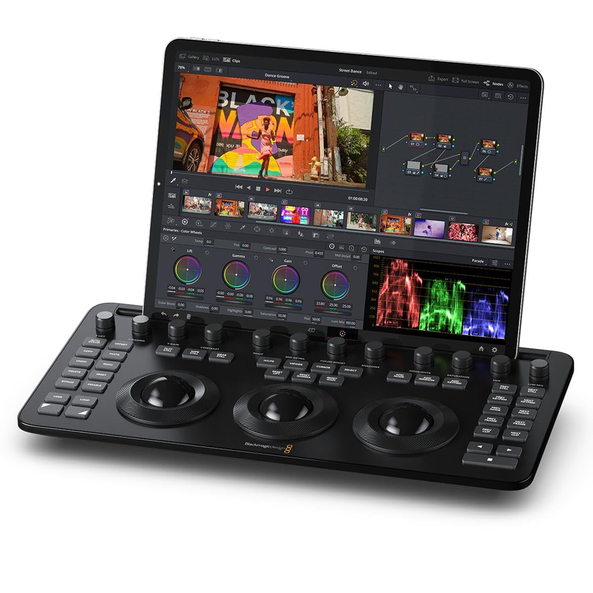 Blackmagic Design Davinci Resolve Micro Color Panel with English Keyboard