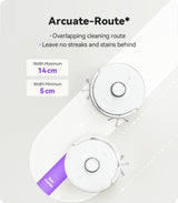 NARWAL Freo Robot Vacuum Cleaner with Automatic Cleaning and Base Function (Freo Mode and DirtSense Dirt Detection, Rotating Mops, Smart-Swing Edge Cleaning, Hot Air Drying)