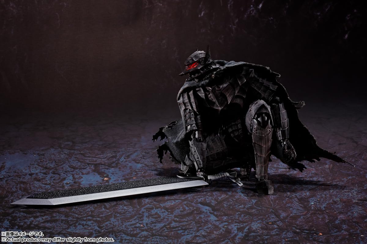 TAMASHII NATIONS S.H. Figuarts Berserk Guts (Armadura Berserk) - Apasionado - Aprox. 160 mm, ABS, PVC y Tela, Figura de acción prepintada