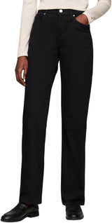 Tommy Hilfiger Vaqueros Mujer Classic Stay Straight Fit, Negro (Stay Black), 34W/32L