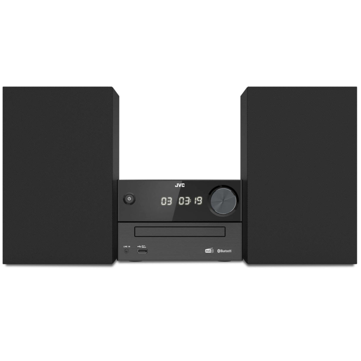 JVC UX-C25DAB - Sistema Micro Hi-Fi con CD, USB, Bluetooth, Dab+, FM, Line-In e IR, Negro