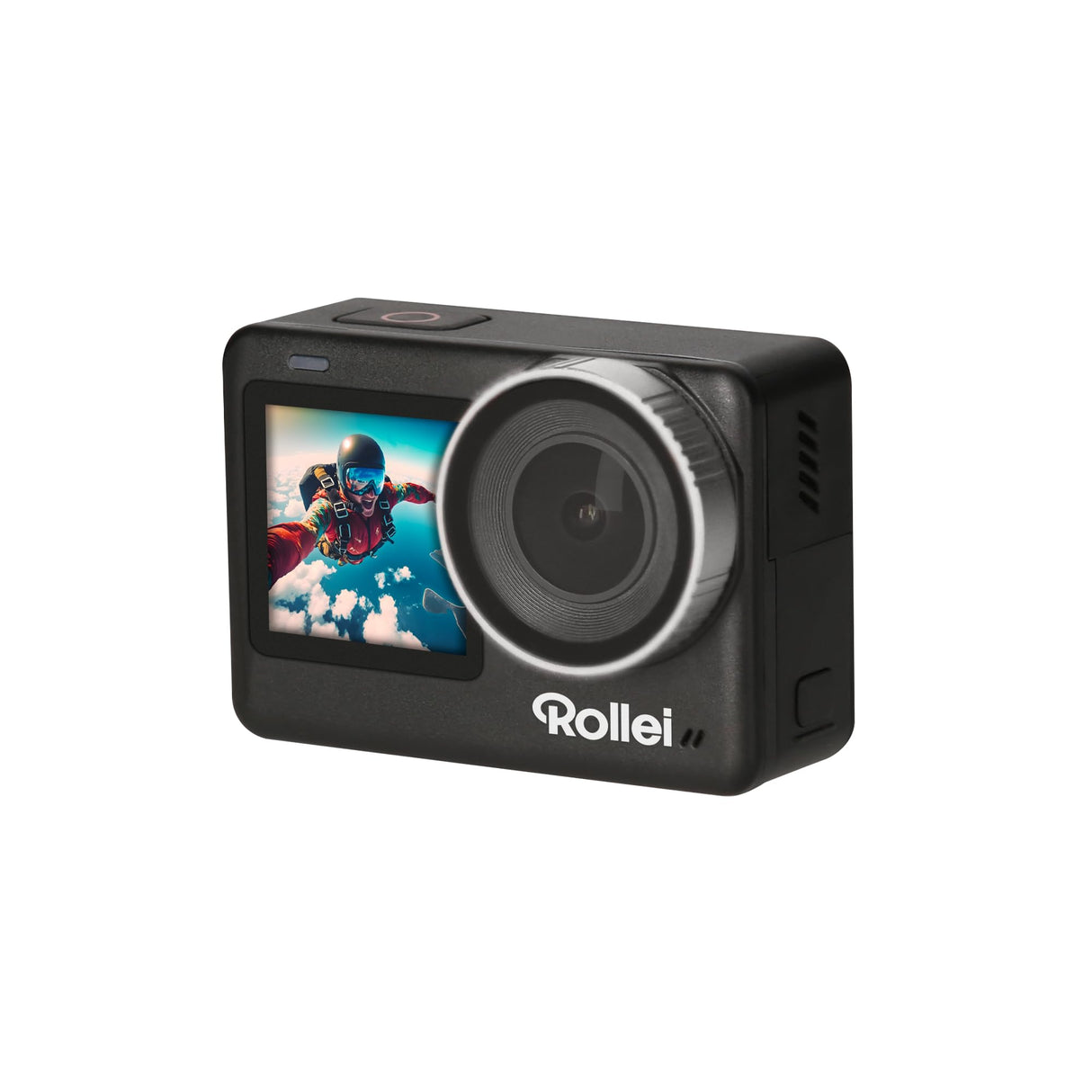 Rollei Action One Lite: tu acción, tu perfección. Captura vídeo 4K, Fotos de 20MP con 2 Pantallas, estabilización de Imagen y Modos creativos. Control táctil y aplicación para capturar sin Esfuerzo