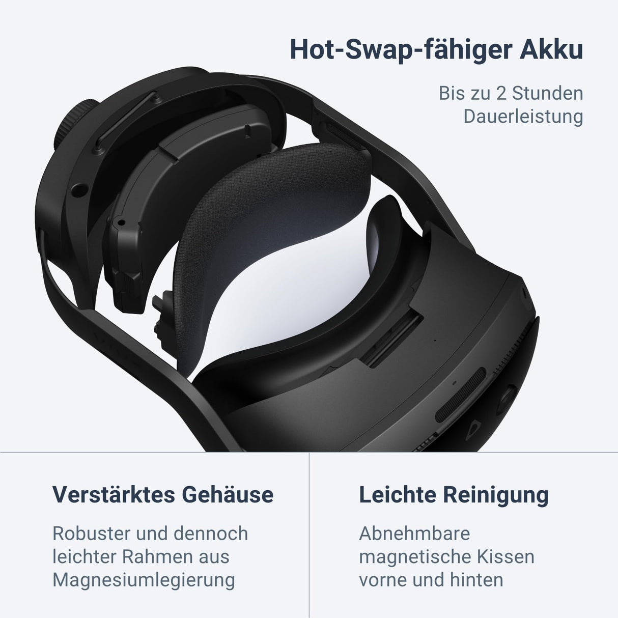 HTC Vive Focus Vision — Auriculares VR Independientes para PC para Juegos y Trabajo — Paquete de Contenido de edición para consumidores