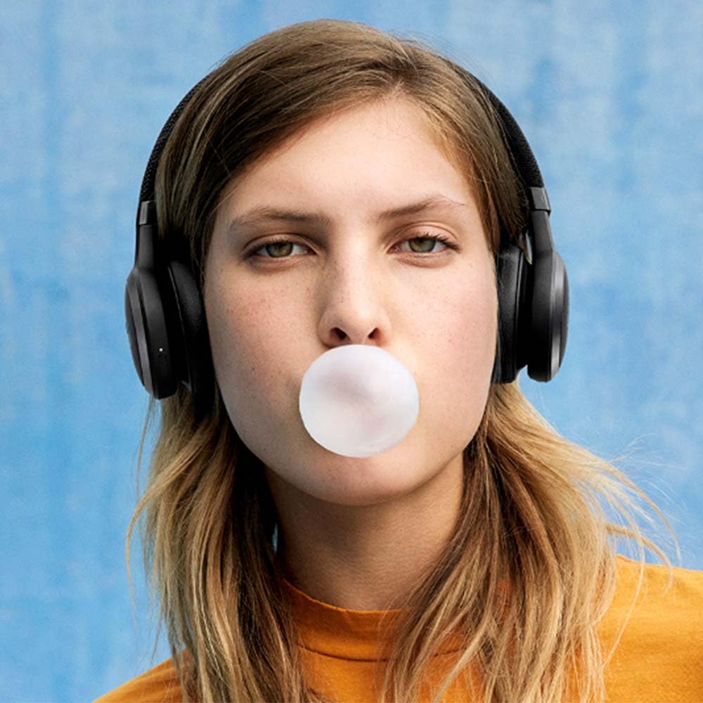 JBL LIVE 460 NC Auriculares supraaurales inalámbricos con cancelación adaptativa de ruido, tecnología Bluetooth, hasta 50h de batería sin NC, asistente de voz y conexión multipunto, blanco
