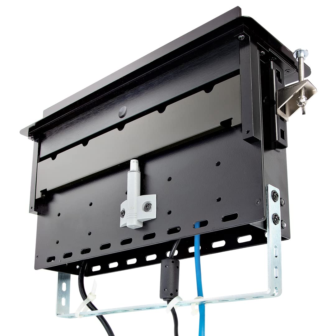 StarTech.com Caja de Conectividad de Dos Módulos para Mesa de Juntas - Alimentación / Carga / AV / Módulos de Conexiones de Portátil