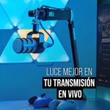 PodMic de RØDE - Micrófono dinámico con calidad broadcast con soporte giratorio integrado para producción de podcasts, transmisión en streaming, juegos y grabación de voz