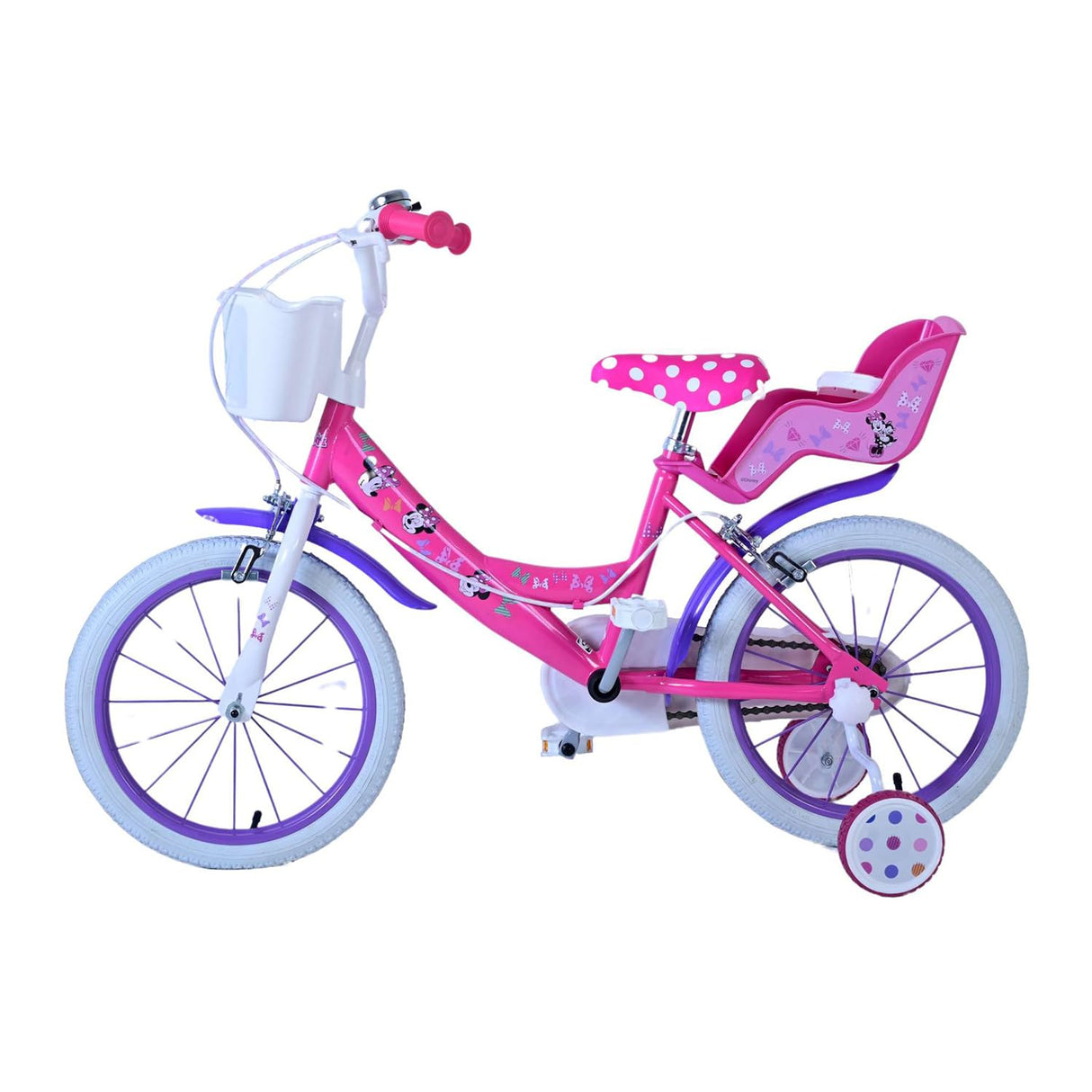 albri Bicicletta Bambina Da 16 Pollici Di Disney Minnie Bicicleta de niña Pulgadas, Rosa