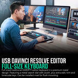 Blackmagic Design Davinci Resolve Editor Keyboard + Software Lizenz (BM-DV/Res/BBPNLMLEKB-LIC)