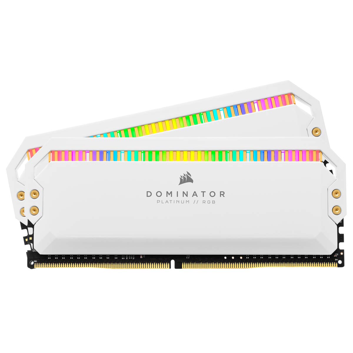 Corsair Dominator Platinum RGB 16 GB DDR4 3600MHz C18, LED RGB Memoria de Sobremesa Rendimiento de Alta, Respuesta Ajustados, 12 Direccionables CAPELLIX Leds RGB, 2 x 8 GB, Blanco