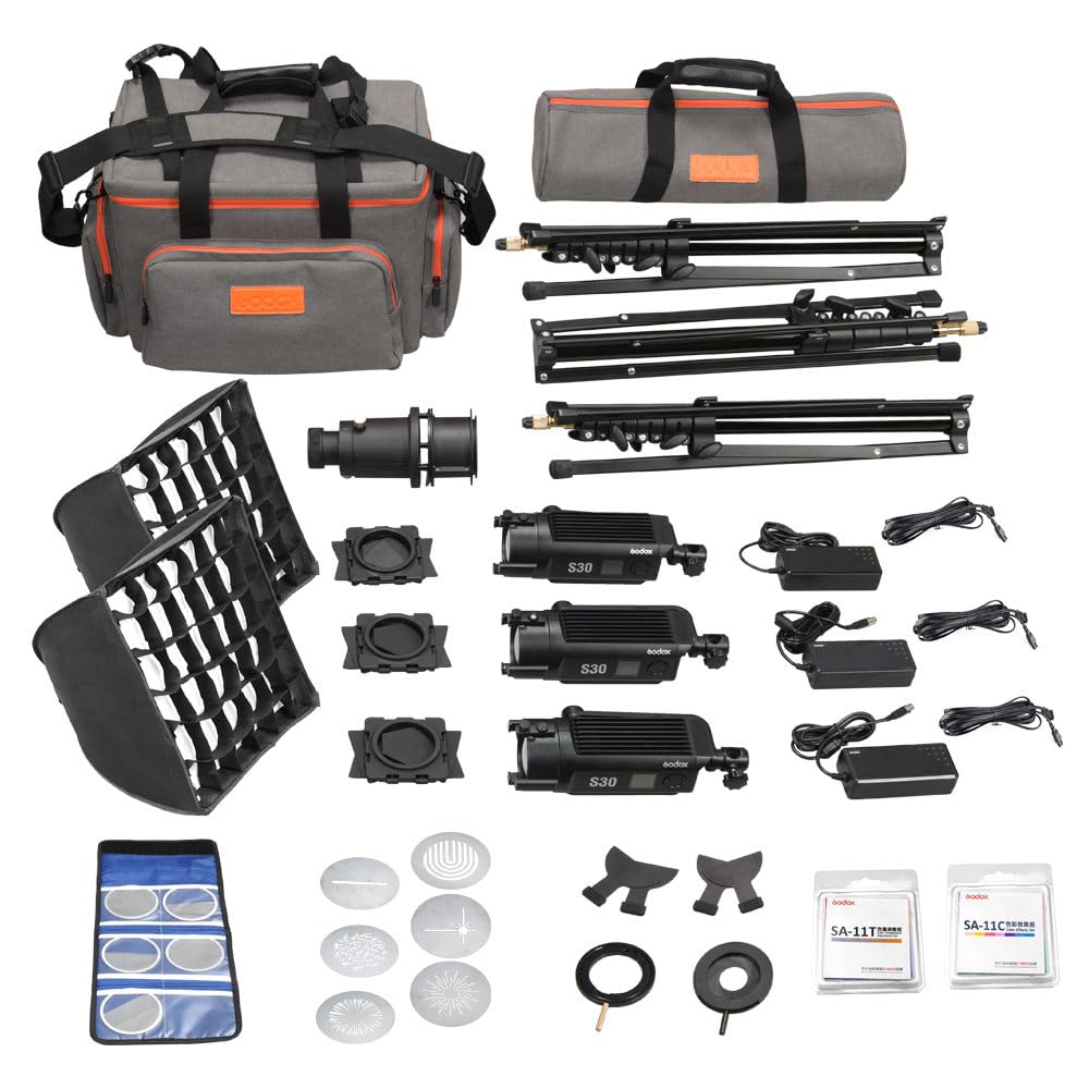 Godox SA-D S30 Kit S30 Focus LED-Lights Kit