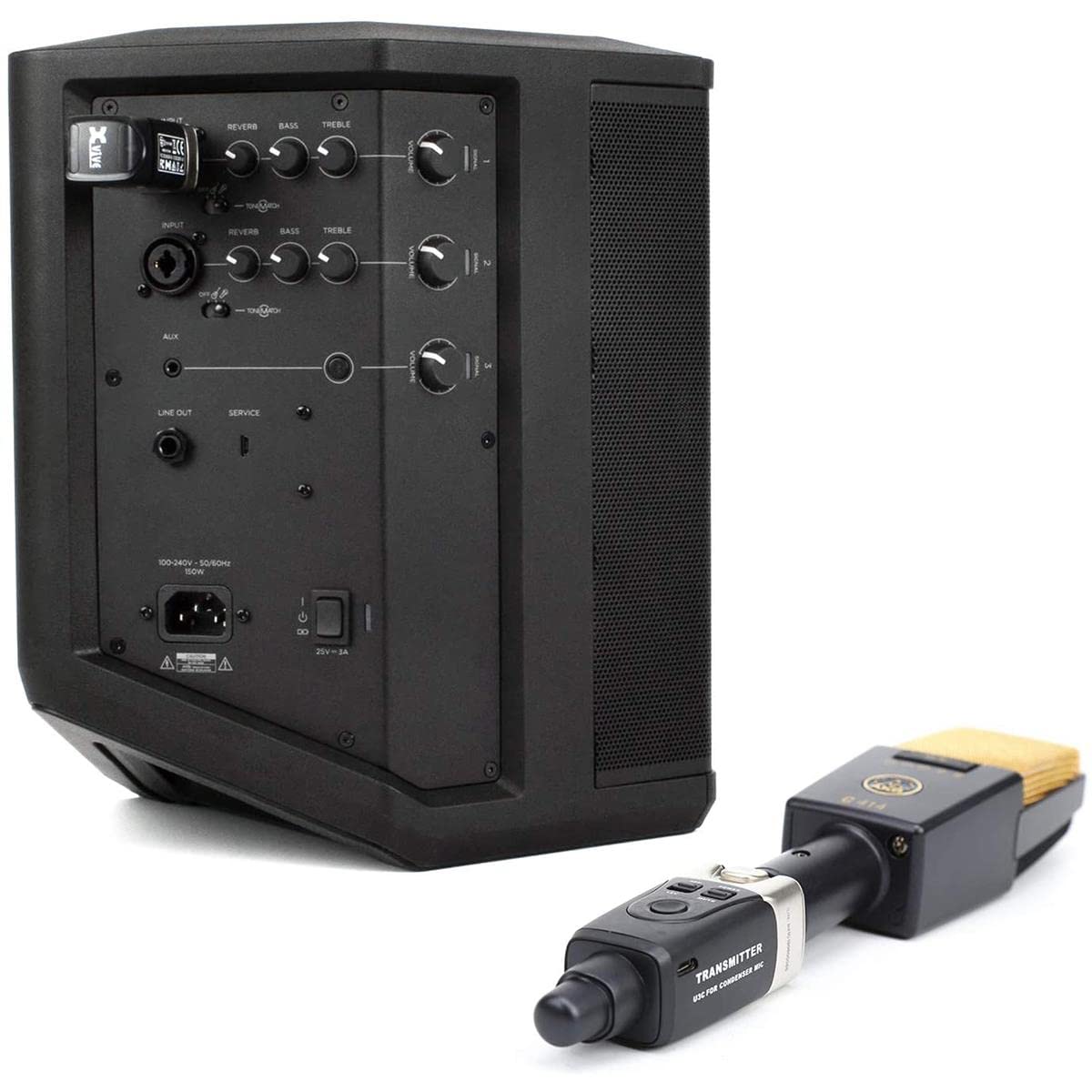 Xvive U3C Sistema inalámbrico Profesional para micrófonos de Condensador, con emisor y Receptor.