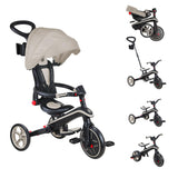 Trottinette enfant Globber Tricycle Explorer 4 en 1 Evolutif et Pliable Taupe