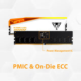 Patriot Viper Elite 5 TUF Gaming RGB DDR5 RAM 32GB (2X16GB) 6000MT/s CL36 UDIMM Desktop Gaming Memory Kit - PVER532G60C36KT