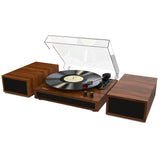Wiibo Mustang 1970-BT Light - Tocadiscos de Vinilo con Altavoces y Bluetooth - Giradiscos de Diseño Retro - Salidas RCA para Altavoces - Selección de Velocidades 33/45/78 RPM - Cápsula de Cerámica