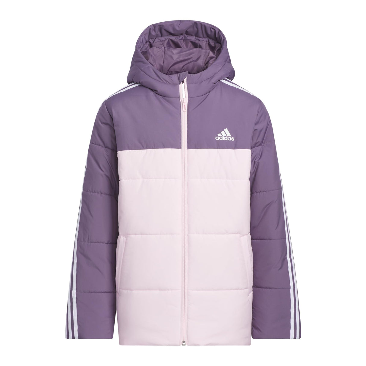 adidas Colorblocked Padded Jacket Kids Chaqueta de peso medio Niñas, Shadow Violet, 11-12 años (152)
