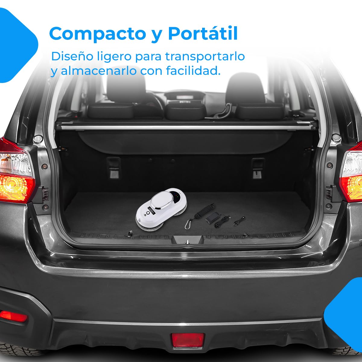 NK Robot Limpiacristales - Limpieza Inteligente, Detección de Bordes, Sistema Anticaídas y Diseño Multifuncional para Ventanas, Espejos y Azulejos