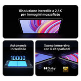 Redmi Pad Pro 12,1 Pulgadas Hyper OS 5G 2,4 GHz 1000 mAh 33 W 8 GB 256 GB Tarnish