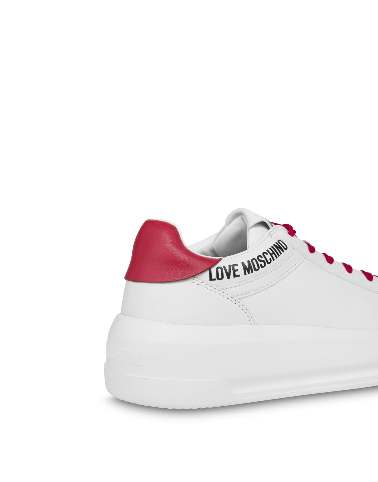 Love Moschino Polja15525g0mia110f39, Zapatillas Deportivas Mujer, Color Blanco, 39 EU