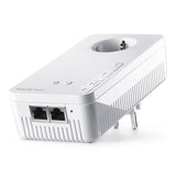 Devolo Magic 2 WiFi 6, Adaptador WiFi Powerline, hasta 2.400 Mbps, Toma Mesh WiFi, 2X conexión Gigabit LAN, Punto de Acceso, Blanco