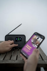 Sangean WFR-39 Radio por Internet con Dab+, FM, WiFi Gris-Negro