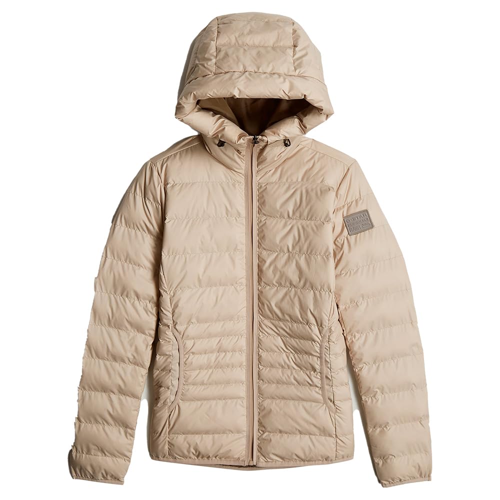 G-STAR Para Mujer Light Weight Hooded Padded Jacket, Beige (sandstorm D25191-B958-B736), XS