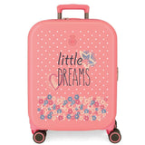 Enso Little Dreams Maleta de Cabina Rosa 40x55x20 cms Rígida ABS Cierre TSA Integrado 37L 3,22 kgs 4 Ruedas Dobles Equipaje Mano…