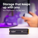 Crucial P310 SSD 2TB PCIe Gen4 NVMe M.2 PS5 SSD Interno Gaming con Disipador, Hasta 7100 MB/s, Compatible con PlayStation 5, Ordenador Portátil y de Sobremesa, Disco Duro SSD - CT2000P310SSD5-01