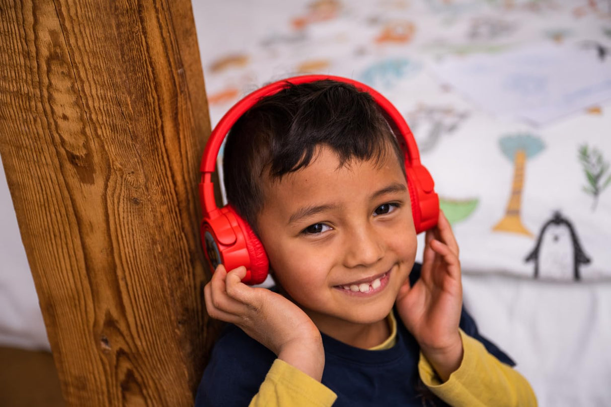 Kekz Drix Blue - Juego de auriculares para galletas (incluye chip de audio Cookie Crew (auriculares para niños a partir de 3 años, auriculares de viaje, aptos para viajes y en casa). Sin descarga, sin