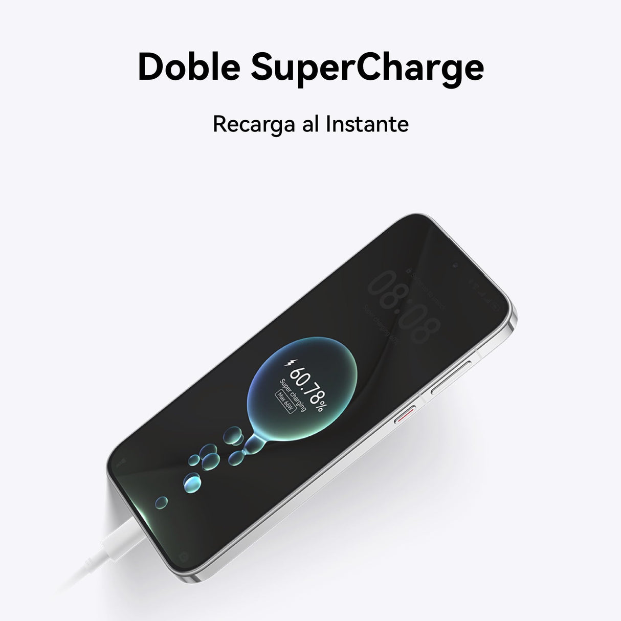 HUAWEI Pura 70 Smartphone, 12GB + 256GB, Pantalla Plana, Admite Instantáneas a Velocidad Ultraalta, Cristal Kunlun Superduradero, Supercharge de 66 W, Batería de 4900 mAh, Blanco