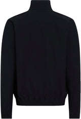Calvin Klein Cortavientos Hombre Crisp Cotton Harrington ligero, Negro (Ck Black), XXL