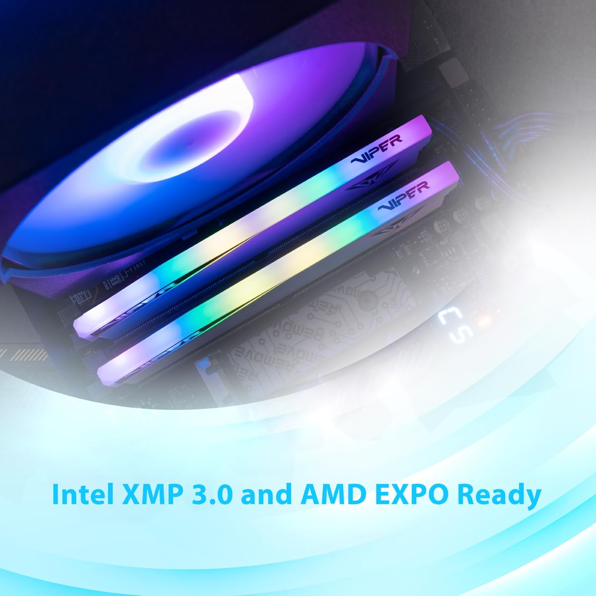 Patriot Viper Elite 5 RGB DDR5 32GB (2 x 16GB) 7000MT/s Kit - PVER532G70C38KW