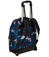 Seven Trolley Fijo, GreenScreen, Azul, 2 en 1, Doble Uso, Trolley y Mochila, Mochila Escolar de Viaje, niño niño, Turquesa, Talla única, Escolar