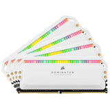 Corsair Dominator Platinum RGB 32 GB DDR4 3200MHz C16, AMD Optimizado LED RGB Memoria de Sobremesa Rendimiento de Alta, Respuesta Ajustados, 12 Direccionables CAPELLIX Leds RGB, 4 x 8 GB, Blanco