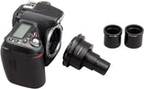 AmScope CA-NIK-SLR Nikon SLR/D-SLR Adaptador de Cámara para Microscopios - Adaptador de Microscopio