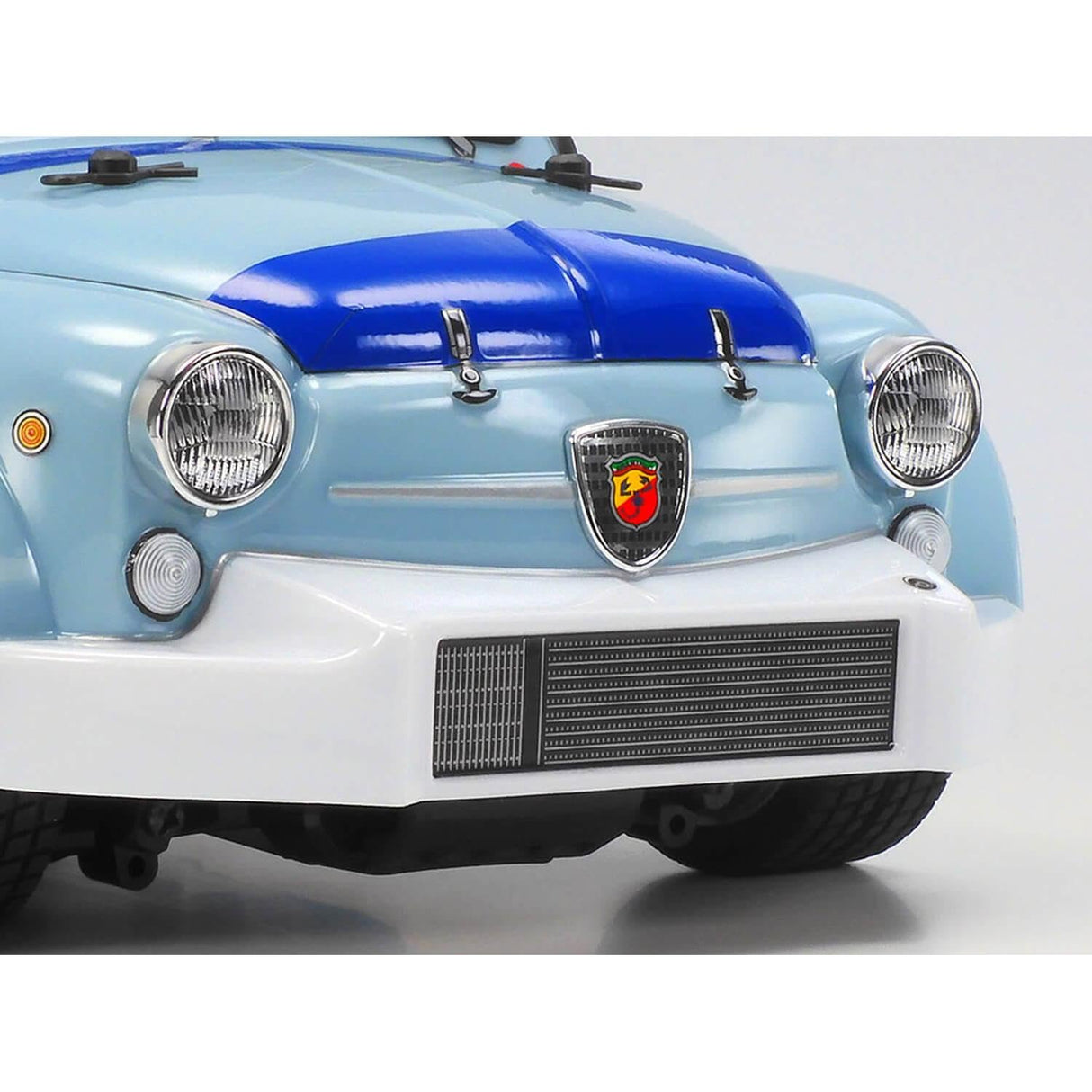 Tamiya 58721 1:10 RC FIAT Abarth 1000TCR MB-01 - Coche teledirigido, vehículo, modelismo, ensamblaje, Hobby, Kit RC, sin Pintar