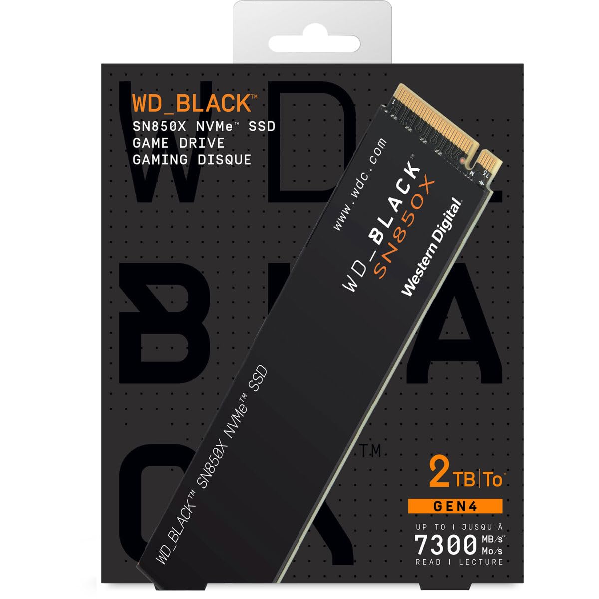 WD_Black SN850X NVME SSD sin disipador de Calor de 2 TB