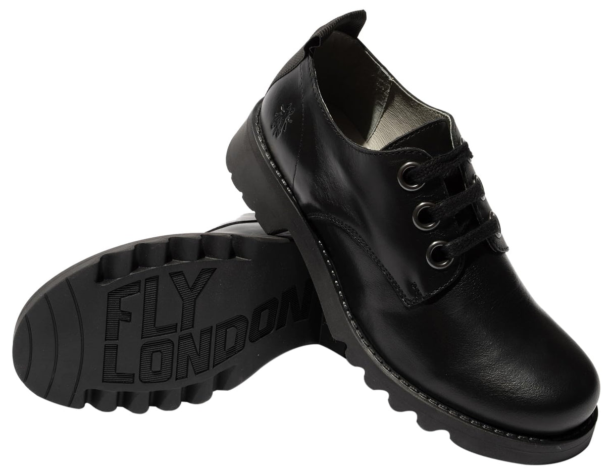 Fly London RUDA538FLY, Zapatos Mujer, Black, 37 EU