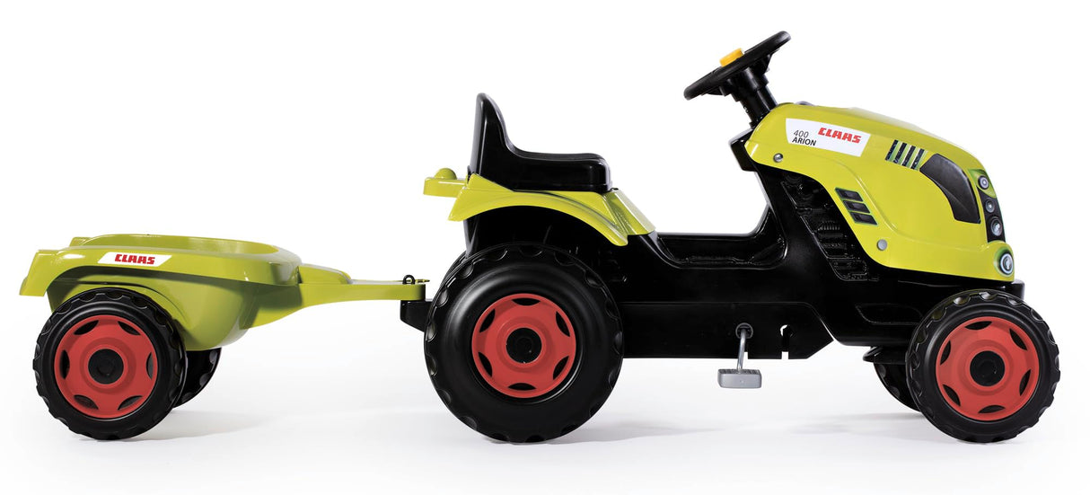 Smoby - Tractor a Pedales con Remolque (710114)